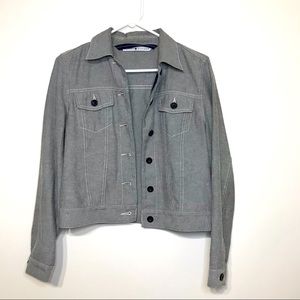 Tommy Hilfiger | Navy & White Lightweight Jacket Size 4